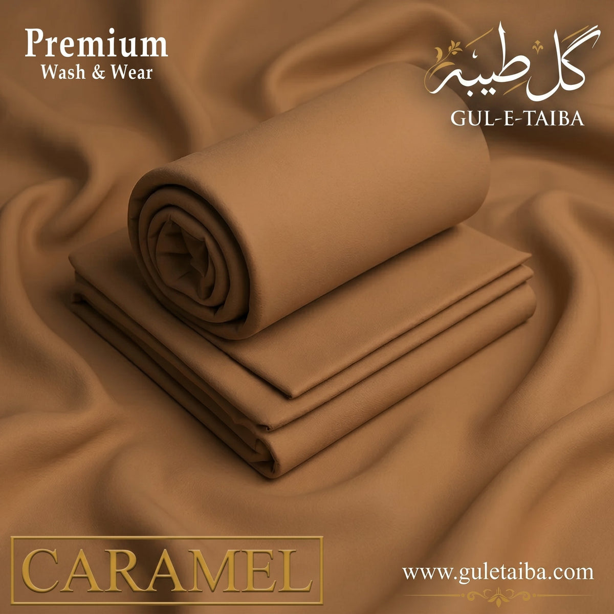 Premium Wash & Wear – Caramel - Gul e Taiba
