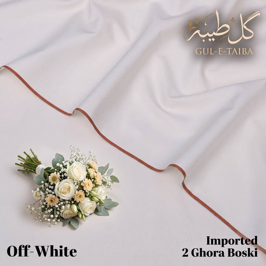 Imported 2 Ghora Boski - Off-White - Gul e Taiba