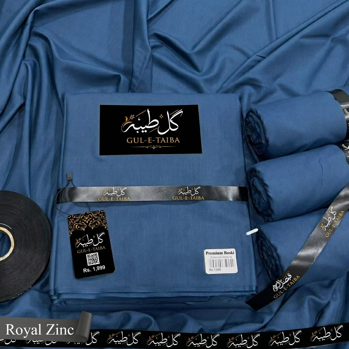 Premium Boski Ink Blue - Gul e Taiba