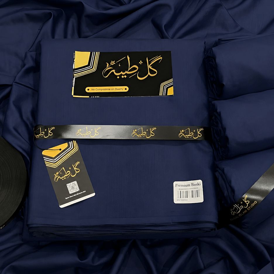 Premium Boski Navy Blue - Gul e Taiba