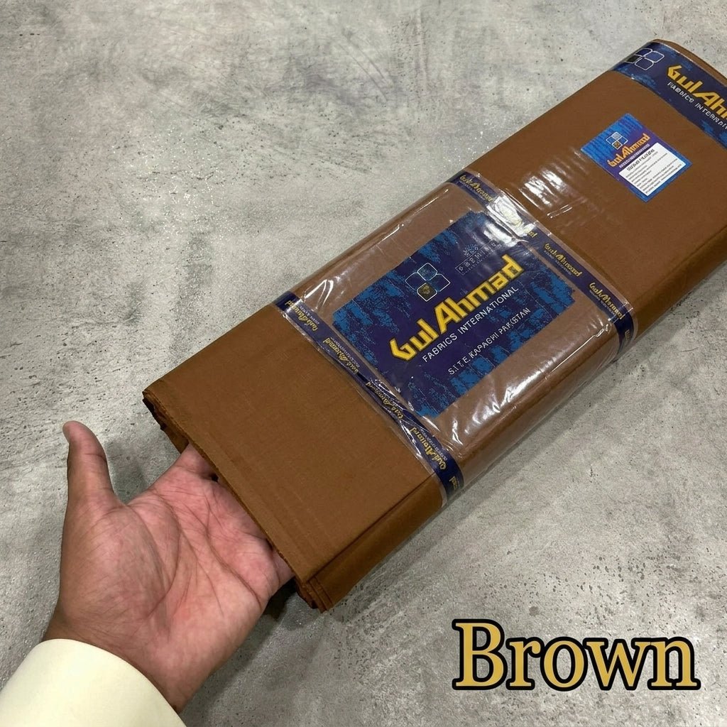 Premium Cotton –Brown - Gul e Taiba