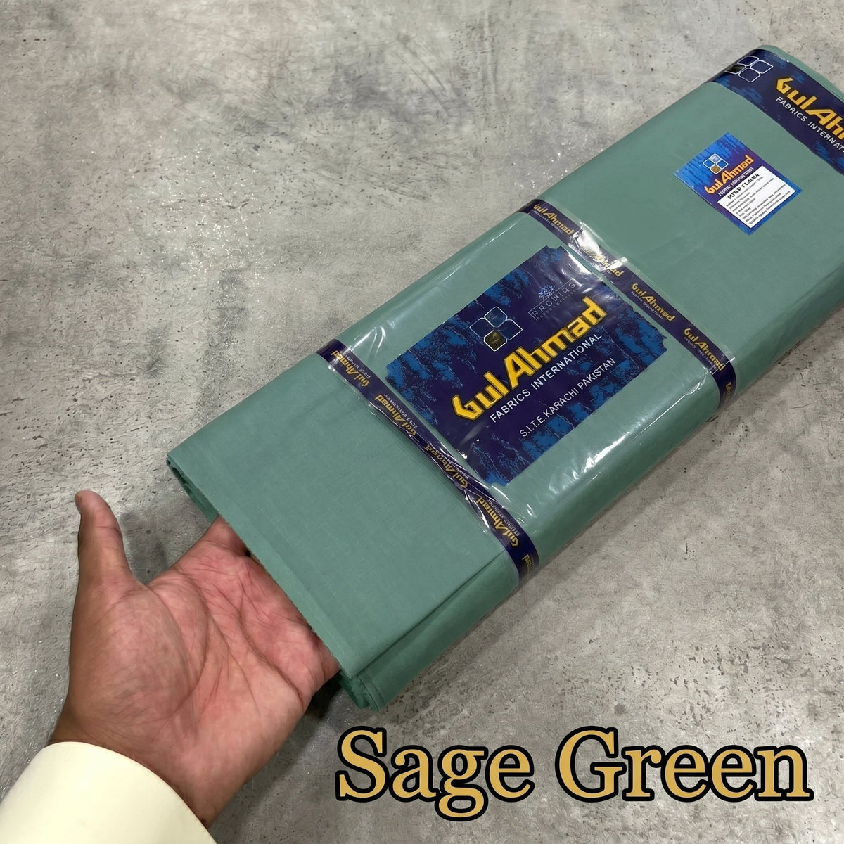 Premium Cotton – Saga Green - Gul e Taiba