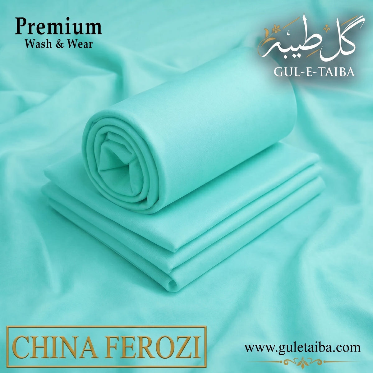 Premium Wash & Wear – China Ferozi - Gul e Taiba