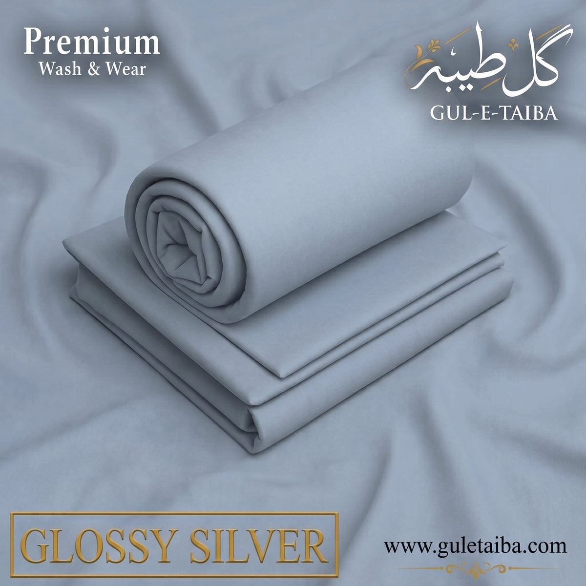 Premium Wash & Wear – Glossy Silver - Gul e Taiba